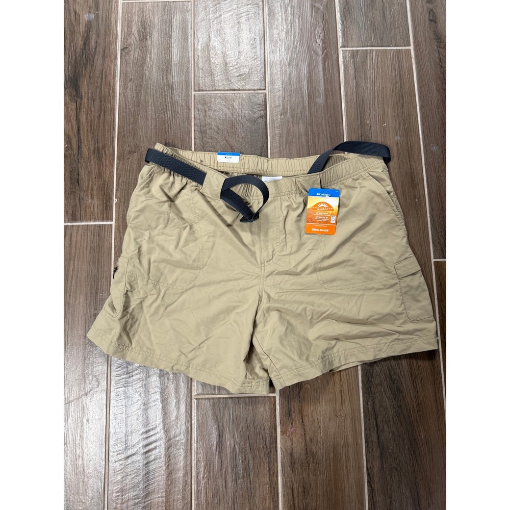 Columbia Walnut River Cargo Shorts Womens XL Tan Khaki 6 Inch Inseam XL4680-265